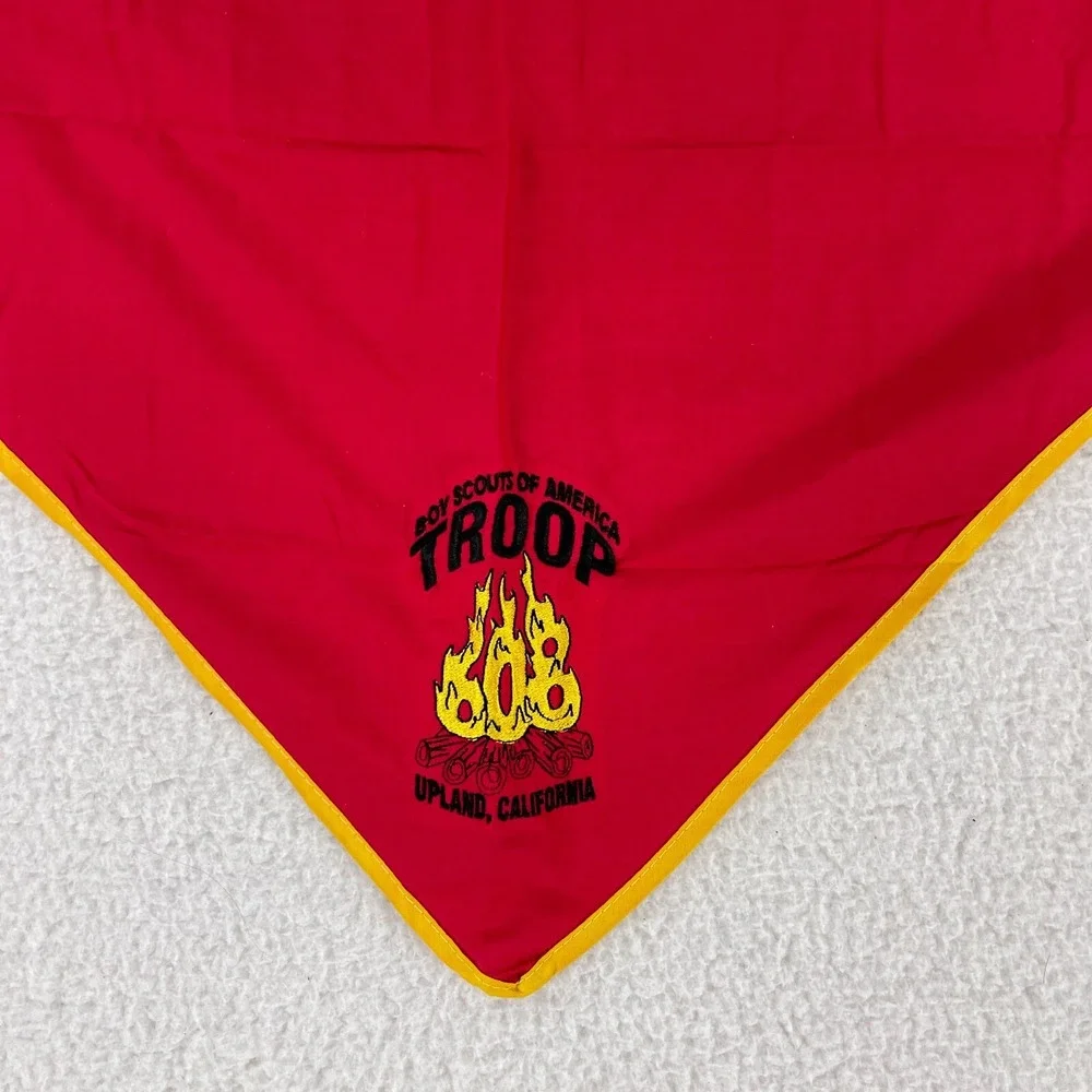 Boy Scouts‎ of America VTG Red Troop Upland Bandana Scarf
